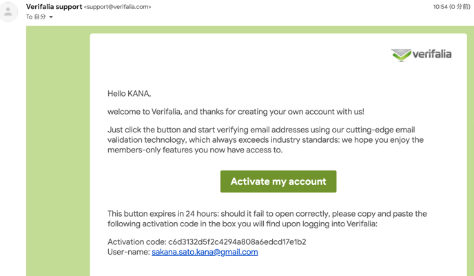 _ Activate your Verifalia account - sakana.sato.kana@gmail.com - Gmail