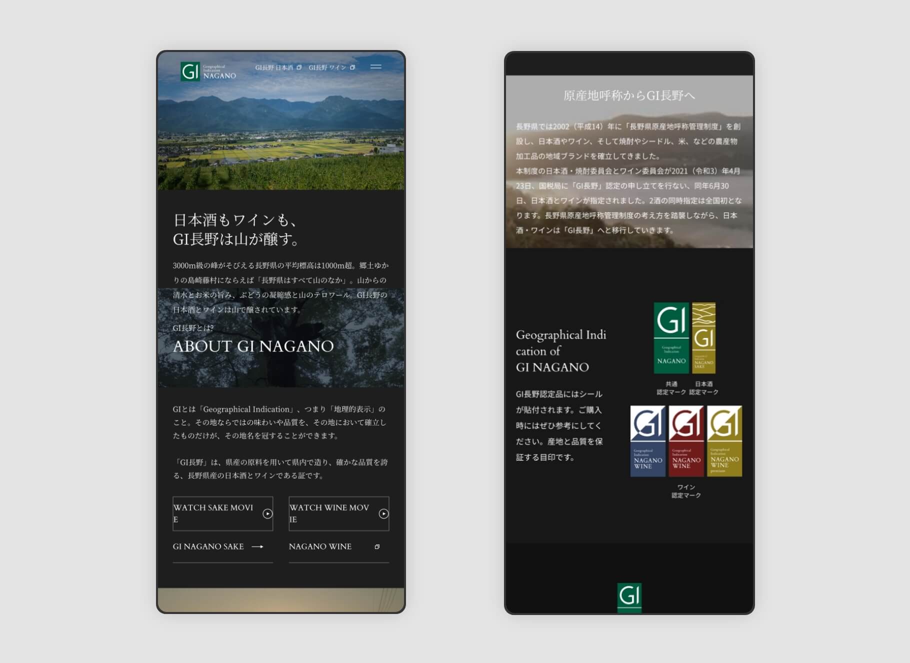 GI長野スマートフォンサイトイメージ