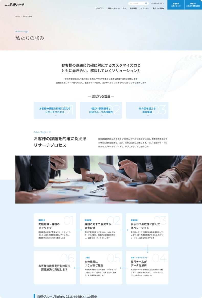 私たちの強み日経リサーチ (1)