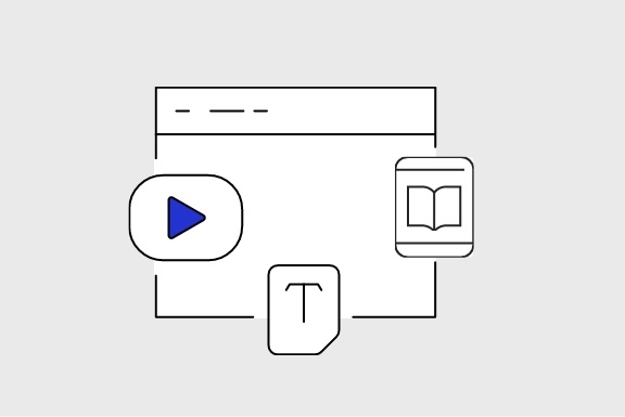 さまざまな形式のマーケティングコンテンツへ対応